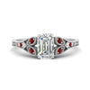 Load image into Gallery viewer, split-band-antique-emerald-cut-ruby-engagement-ring-in-white-gold-FD9816EMRGRUDR-NL-WG