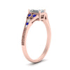 Load image into Gallery viewer, split-band-antique-emerald-cut-sapphire-engagement-ring-in-rose-gold-FD9816EMRGSABL-NL-RG