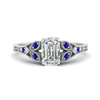 Load image into Gallery viewer, split-band-antique-emerald-cut-sapphire-engagement-ring-in-white-gold-FD9816EMRGSABL-NL-WG