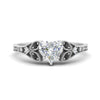 Load image into Gallery viewer, split-band-antique-heart-shaped-black-diamond-engagement-ring-in-white-gold-FD9816HTRGBLACK-NL-WG