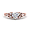 Load image into Gallery viewer, split-band-antique-heart-shaped-diamond-engagement-ring-in-rose-gold-FD9816HTR-NL-RG