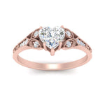 Load image into Gallery viewer, split-band-antique-heart-shaped-diamond-engagement-ring-in-rose-gold-FD9816HTR-NL-RG
