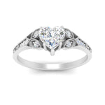 Load image into Gallery viewer, split-band-antique-heart-shaped-diamond-engagement-ring-in-white-gold-FD9816HTR-NL-WG
