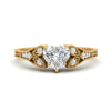 Load image into Gallery viewer, split-band-antique-heart-shaped-diamond-engagement-ring-in-yellow-gold-FD9816HTR-NL-YG