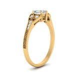 Load image into Gallery viewer, split-band-antique-heart-shaped-diamond-engagement-ring-in-yellow-gold-FD9816HTR-NL-YG
