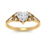 Load image into Gallery viewer, split-band-antique-heart-shaped-diamond-engagement-ring-in-yellow-gold-FD9816HTR-NL-YG
