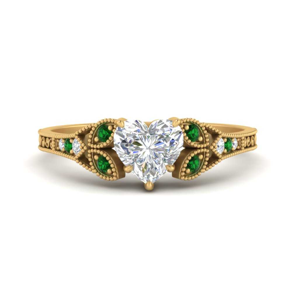split-band-antique-heart-shaped-emerald-engagement-ring-in-yellow-gold-FD9816HTRGEMGR-NL-YG