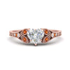 Load image into Gallery viewer, split-band-antique-heart-shaped-orange-sapphire-engagement-ring-in-rose-gold-FD9816HTRGSAOR-NL-RG