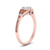 Load image into Gallery viewer, split-band-antique-heart-shaped-orange-sapphire-engagement-ring-in-rose-gold-FD9816HTRGSAOR-NL-RG