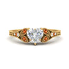 Load image into Gallery viewer, split-band-antique-heart-shaped-orange-sapphire-engagement-ring-in-yellow-gold-FD9816HTRGSAOR-NL-YG