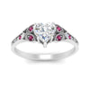 Load image into Gallery viewer, split-band-antique-heart-shaped-pink-sapphire-engagement-ring-in-white-gold-FD9816HTRGSADRPI-NL-WG