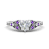 Load image into Gallery viewer, split-band-antique-heart-shaped-purple-topaz-engagement-ring-in-white-gold-FD9816HTRGVITO-NL-WG