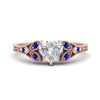 Load image into Gallery viewer, split-band-antique-heart-shaped-sapphire-engagement-ring-in-rose-gold-FD9816HTRGSABL-NL-RG