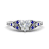 Load image into Gallery viewer, split-band-antique-heart-shaped-sapphire-engagement-ring-in-white-gold-FD9816HTRGSABL-NL-WG