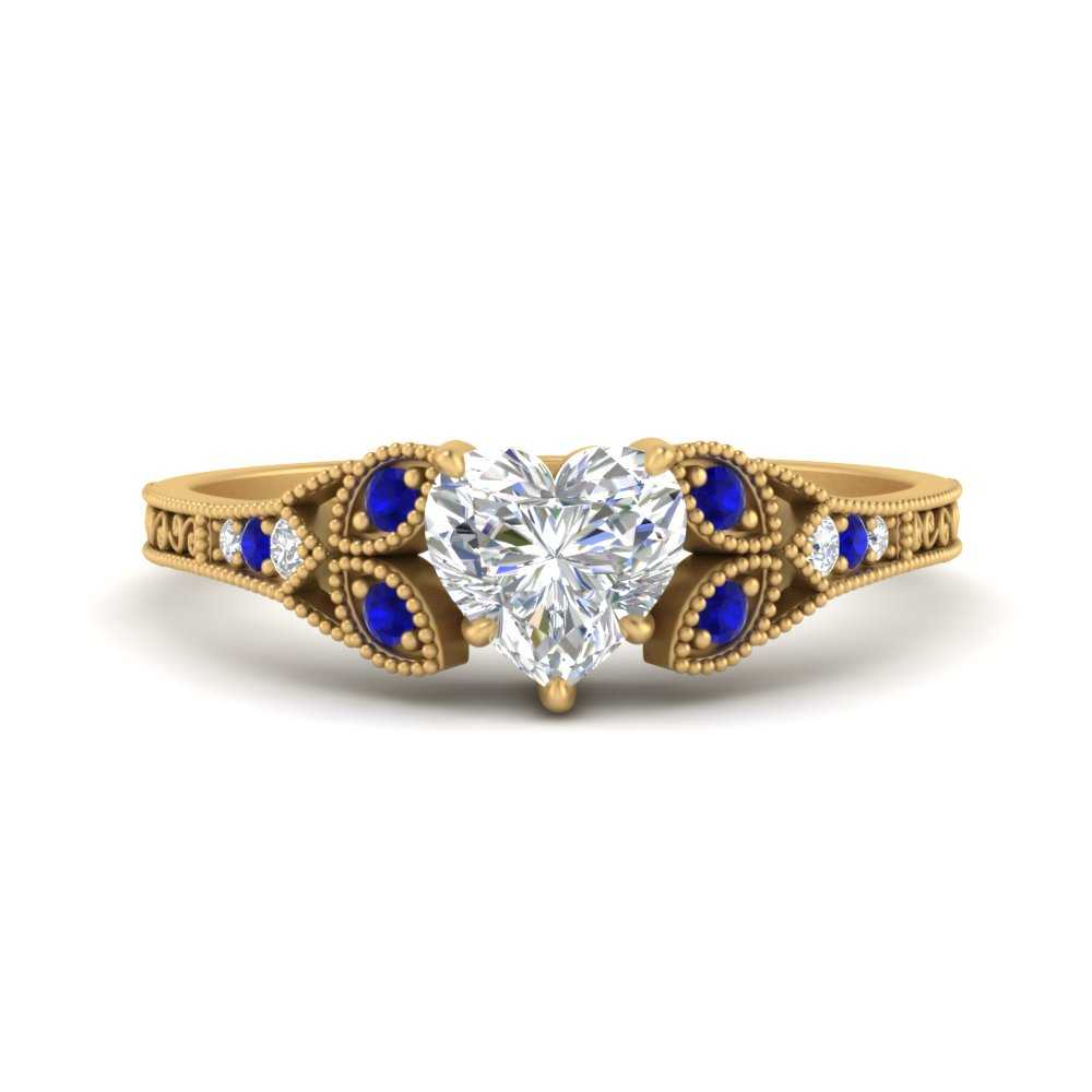 split-band-antique-heart-shaped-sapphire-engagement-ring-in-yellow-gold-FD9816HTRGSABL-NL-YG