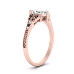Load image into Gallery viewer, split-band-antique-marquise-cut-black-diamond-engagement-ring-in-rose-gold-FD9816MQRGBLACK-NL-RG