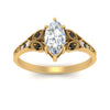 Load image into Gallery viewer, split-band-antique-marquise-cut-black-diamond-engagement-ring-in-yellow-gold-FD9816MQRGBLACK-NL-YG