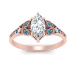 Load image into Gallery viewer, split-band-antique-marquise-cut-blue-topaz-engagement-ring-in-rose-gold-FD9816MQRGICBLTO-NL-RG
