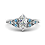 Load image into Gallery viewer, split-band-antique-marquise-cut-blue-topaz-engagement-ring-in-white-gold-FD9816MQRGICBLTO-NL-WG
