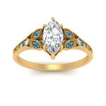 Load image into Gallery viewer, split-band-antique-marquise-cut-blue-topaz-engagement-ring-in-yellow-gold-FD9816MQRGICBLTO-NL-YG