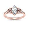Load image into Gallery viewer, split-band-antique-marquise-cut-diamond-engagement-ring-in-rose-gold-FD9816MQR-NL-RG