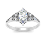Load image into Gallery viewer, split-band-antique-marquise-cut-diamond-engagement-ring-in-white-gold-FD9816MQR-NL-WG
