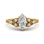 Load image into Gallery viewer, split-band-antique-marquise-cut-diamond-engagement-ring-in-yellow-gold-FD9816MQR-NL-YG
