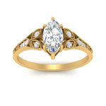 Load image into Gallery viewer, split-band-antique-marquise-cut-diamond-engagement-ring-in-yellow-gold-FD9816MQR-NL-YG
