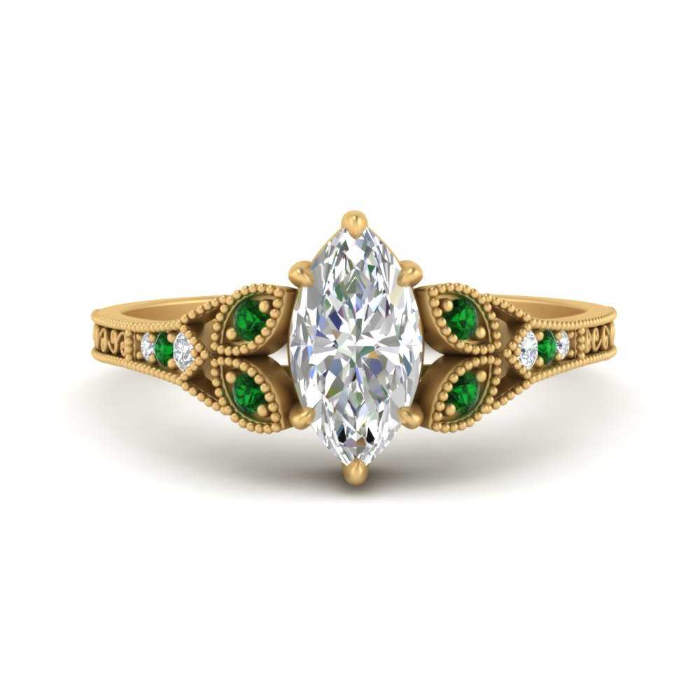 split-band-antique-marquise-cut-emerald-engagement-ring-in-yellow-gold-FD9816MQRGEMGR-NL-YG