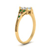 Load image into Gallery viewer, split-band-antique-marquise-cut-emerald-engagement-ring-in-yellow-gold-FD9816MQRGEMGR-NL-YG