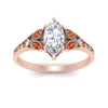 Load image into Gallery viewer, split-band-antique-marquise-cut-orange-sapphire-engagement-ring-in-rose-gold-FD9816MQRGSAOR-NL-RG