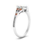 Load image into Gallery viewer, split-band-antique-marquise-cut-orange-sapphire-engagement-ring-in-white-gold-FD9816MQRGSAOR-NL-WG