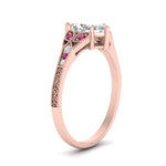 Load image into Gallery viewer, split-band-antique-marquise-cut-pink-sapphire-engagement-ring-in-rose-gold-FD9816MQRGSADRPI-NL-RG