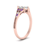 Load image into Gallery viewer, split-band-antique-marquise-cut-purple-topaz-engagement-ring-in-rose-gold-FD9816MQRGVITO-NL-RG

