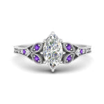 Load image into Gallery viewer, split-band-antique-marquise-cut-purple-topaz-engagement-ring-in-white-gold-FD9816MQRGVITO-NL-WG
