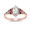 Load image into Gallery viewer, split-band-antique-marquise-cut-ruby-engagement-ring-in-rose-gold-FD9816MQRGRUDR-NL-RG