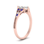 Load image into Gallery viewer, split-band-antique-marquise-cut-sapphire-engagement-ring-in-rose-gold-FD9816MQRGSABL-NL-RG

