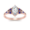 Load image into Gallery viewer, split-band-antique-marquise-cut-sapphire-engagement-ring-in-rose-gold-FD9816MQRGSABL-NL-RG