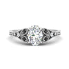 Load image into Gallery viewer, split-band-antique-oval-shaped-black-diamond-engagement-ring-in-white-gold-FD9816OVRGBLACK-NL-WG
