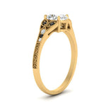 Load image into Gallery viewer, split-band-antique-oval-shaped-black-diamond-engagement-ring-in-yellow-gold-FD9816OVRGBLACK-NL-YG
