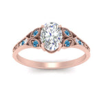 Load image into Gallery viewer, split-band-antique-oval-shaped-blue-topaz-engagement-ring-in-rose-gold-FD9816OVRGICBLTO-NL-RG
