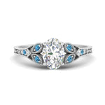 Load image into Gallery viewer, split-band-antique-oval-shaped-blue-topaz-engagement-ring-in-white-gold-FD9816OVRGICBLTO-NL-WG
