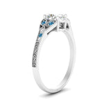 Load image into Gallery viewer, split-band-antique-oval-shaped-blue-topaz-engagement-ring-in-white-gold-FD9816OVRGICBLTO-NL-WG
