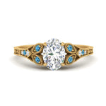Load image into Gallery viewer, split-band-antique-oval-shaped-blue-topaz-engagement-ring-in-yellow-gold-FD9816OVRGICBLTO-NL-YG
