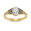 Load image into Gallery viewer, split-band-antique-oval-shaped-blue-topaz-engagement-ring-in-yellow-gold-FD9816OVRGICBLTO-NL-YG