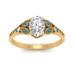 Load image into Gallery viewer, split-band-antique-oval-shaped-blue-topaz-engagement-ring-in-yellow-gold-FD9816OVRGICBLTO-NL-YG
