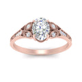Thumbnail 2 - split-band-antique-oval-shaped-diamond-engagement-ring-in-rose-gold-FD9816OVR-NL-RG