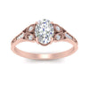Load image into Gallery viewer, split-band-antique-oval-shaped-diamond-engagement-ring-in-rose-gold-FD9816OVR-NL-RG