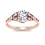 Load image into Gallery viewer, split-band-antique-oval-shaped-diamond-engagement-ring-in-rose-gold-FD9816OVR-NL-RG
