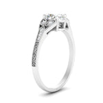 Load image into Gallery viewer, split-band-antique-oval-shaped-diamond-engagement-ring-in-white-gold-FD9816OVR-NL-WG
